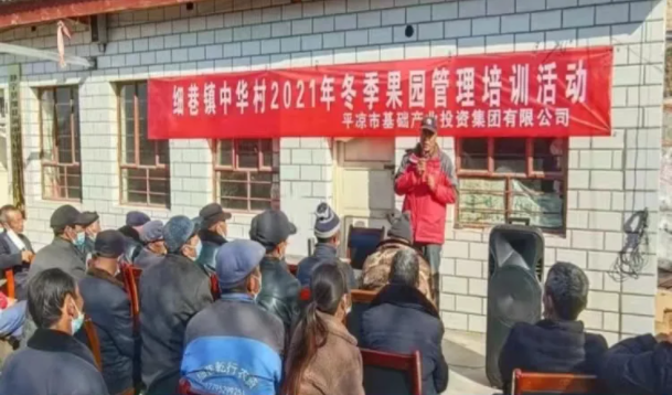 15vip太阳集团官网在静宁帮扶村开展冬季果园管理培训(图4)
